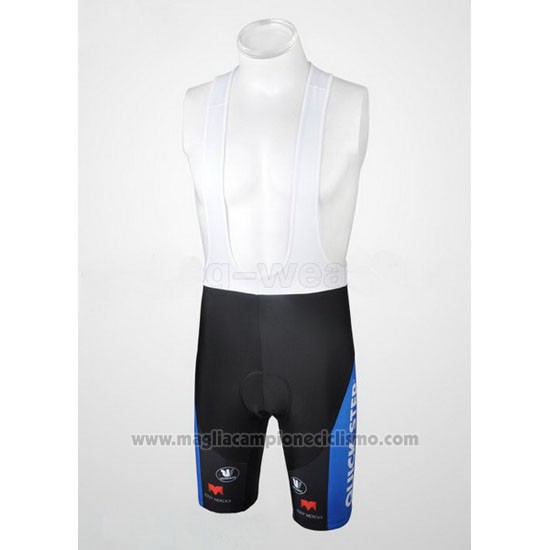2010 Abbigliamento Ciclismo Quick Step Floor Celeste Manica Corta e Salopette